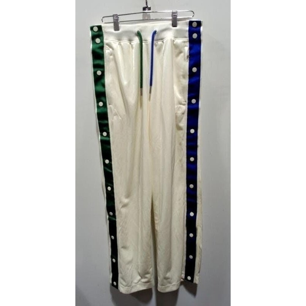 Nike Jordan x Aleali May Tearaway Pants Sail Cream Blue Green DC2437-133 SM NWT